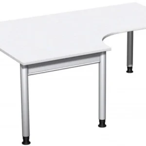 Range-câbles adhésif Bureau PC geramöbel gauche réglable en hauteur 1800x1200x680-820 blanc/argent N-657310-WS se fournir...