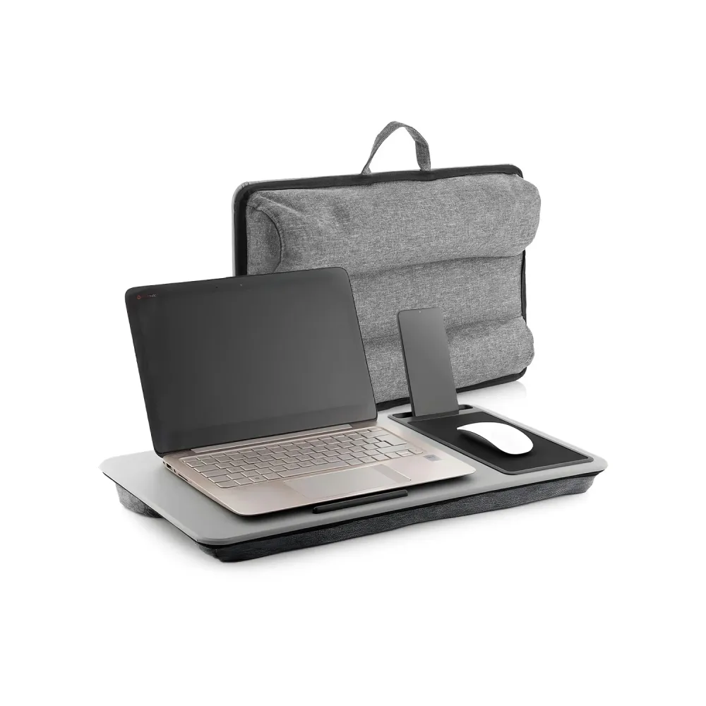Vassoio da Letto XL Scrivania Portatile per Notebook con Tappetino e Mouse avec Ventouses