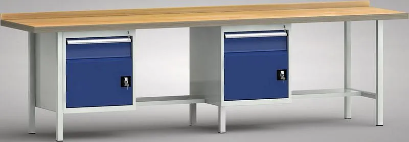 Etabli standard KLW - 3000 x 700 x 900 mm L x P x H (version ERGO) WS368E-3000M40-E1681 prendre à bas prix