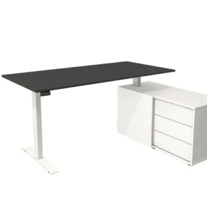 Bureau exécutif Kerkmann poste de travail intégral Move 1 blanc/anthracite 10216313 acheter à bas prix