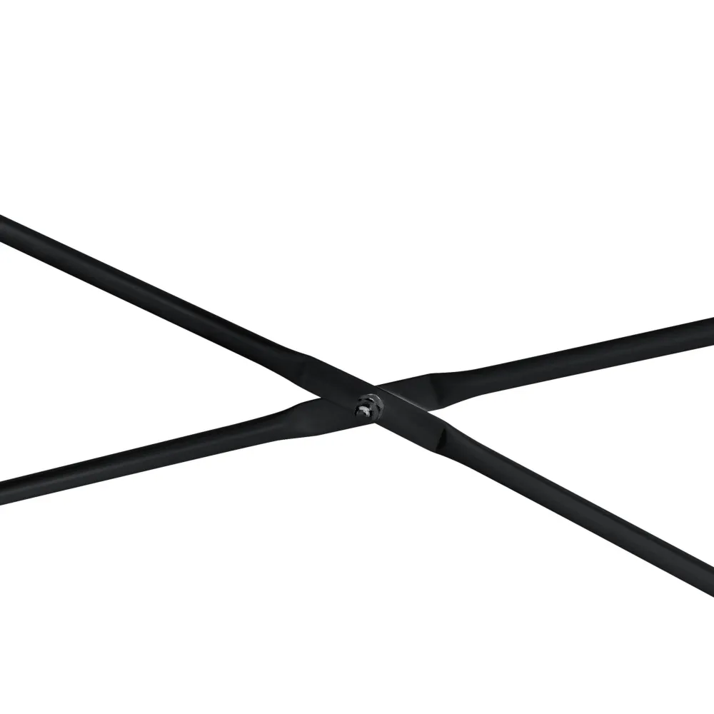 Bureau Professionnel Bureau poste de travail ordinateur table MDF 120 cm chamois et noir 03_0003511
