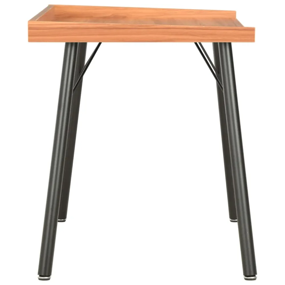 Bureau table poste de travail meuble d'ordinateur informatique étude 90 x 50 x 79 cm brun 02_0023868 Dimensions 160x80 cm