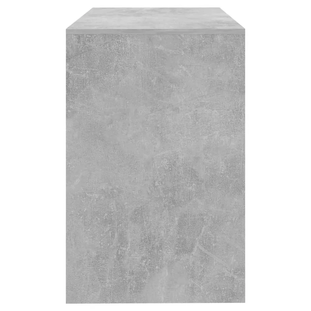 Bureau table poste de travail meuble d'ordinateur informatique étude 101 x 50 x 76,5 cm bois d'ingénierie gris 02_0023830...