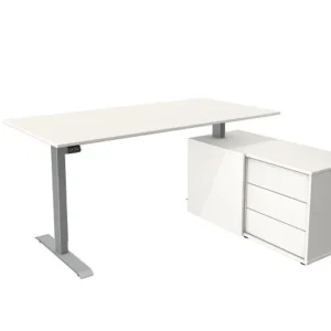 Kerkmann poste de travail complet Move 1 argent/blanc 10220910 magasiner à bas prix