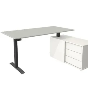 Kerkmann poste de travail total Move 1 anthracite blanc/gris évident 10216611 acheter à bas prix