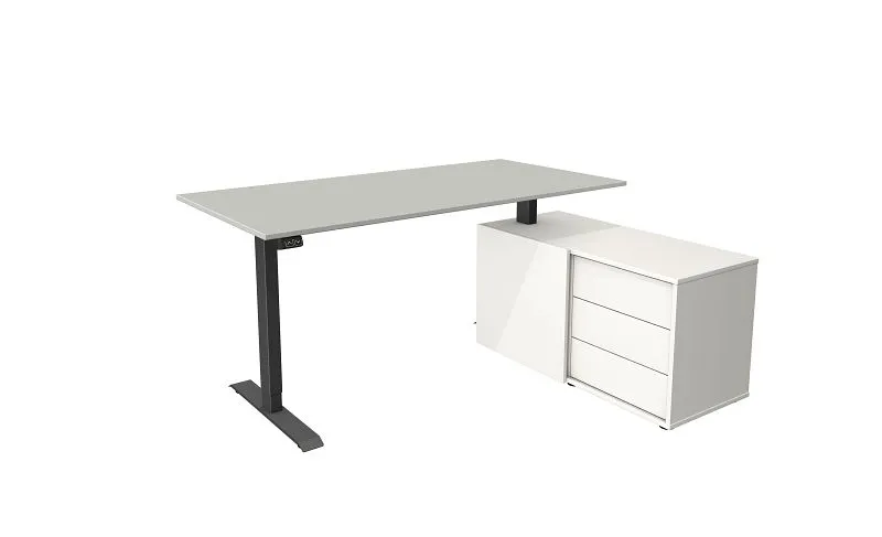 Kerkmann poste de travail total Move 1 anthracite blanc/gris évident 10216611 acheter à bas prix