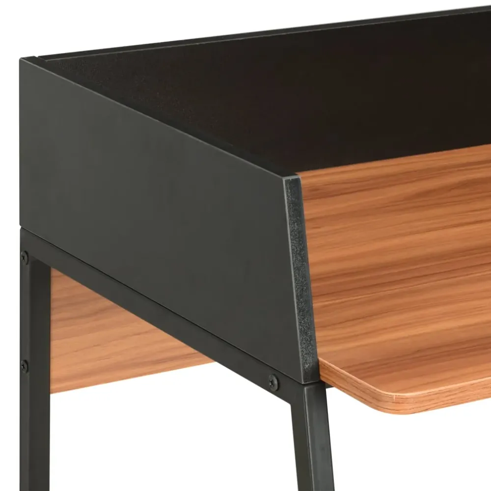 Meuble de Bureau Modulable Bureau table poste de travail meuble d'ordinateur informatique étude et 90 x 60 x 88 cm noir 02...
