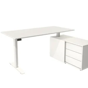 Meuble de Bureau Modulable Kerkmann poste de travail exhaustif Move 1 blanc/blanc 10215910 acheter à bas prix