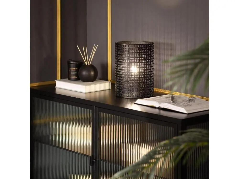 Meuble de Bureau Modulable Ledkia Lampe à Poser Métal Patientia Noir