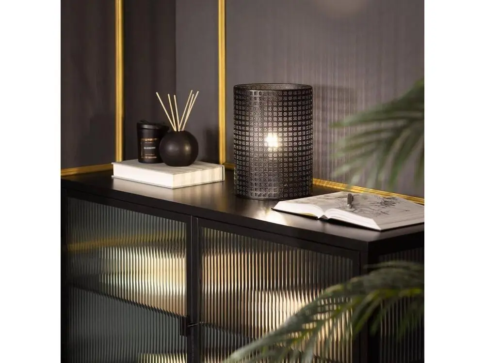 Meuble de Bureau Modulable Ledkia Lampe à Poser Métal Patientia Noir