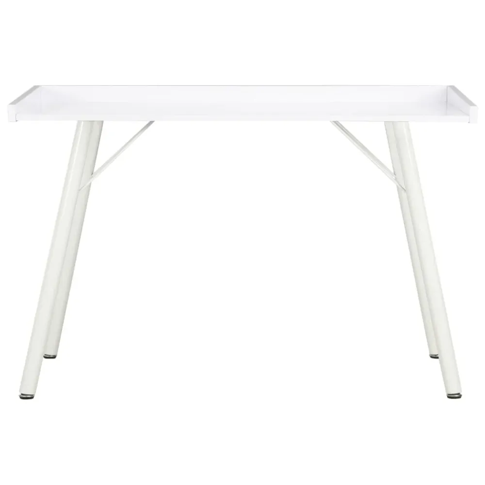 Poste de travail assis-debout Bureau table poste de travail meuble d'ordinateur informatique étude 90 x 50 x 79 cm blanc 0...