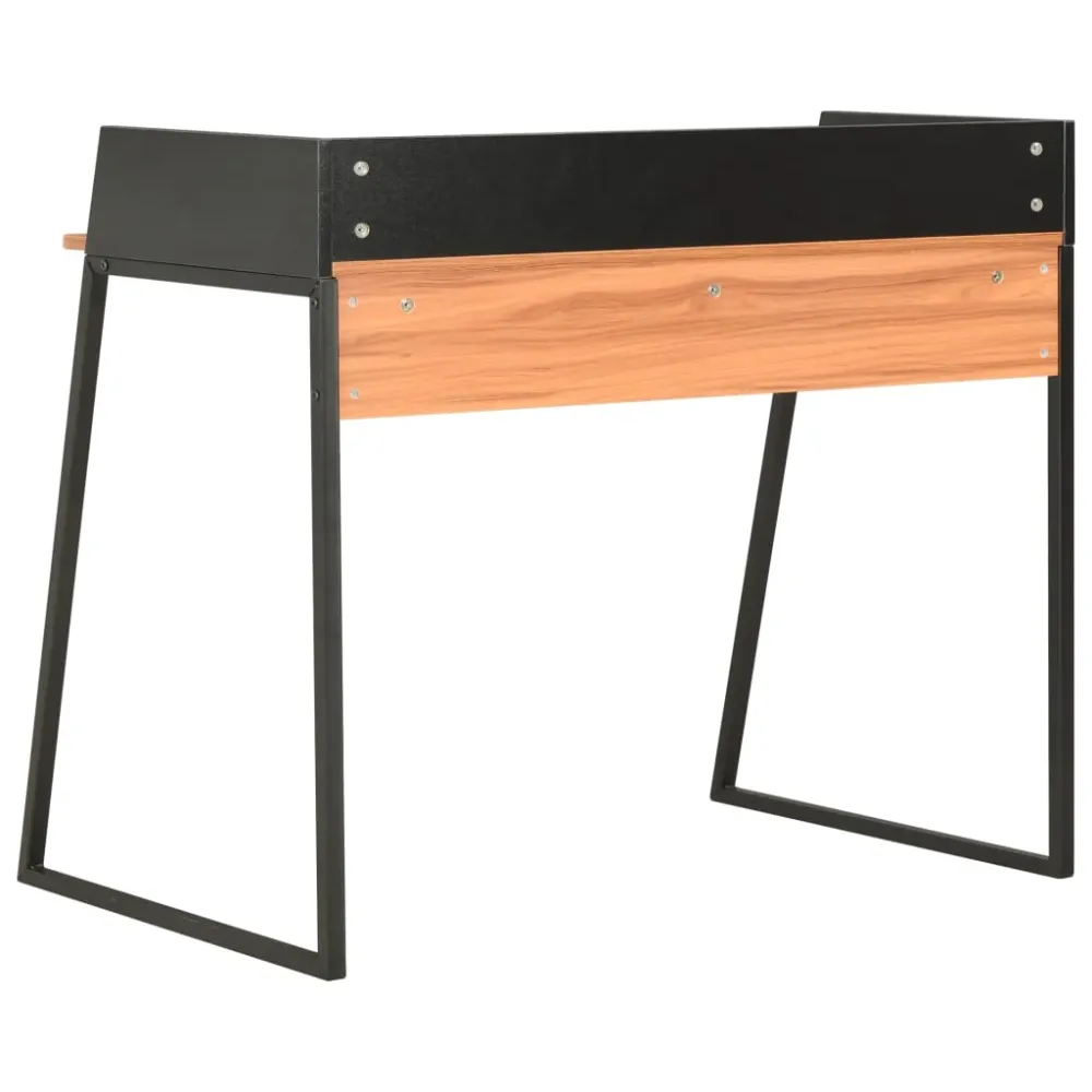 Poste de travail assis-debout Bureau table poste de travail meuble d'ordinateur informatique étude et 90 x 60 x 88 cm noir...