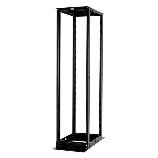QuadraRack 4-Post Frame; 7'H x 19"W; Noir jais CPI 50120-703