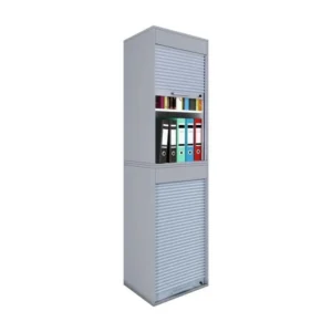 AktosXL armoire de bureau 1 porte de la jalousie gris. Capacité 200 kg