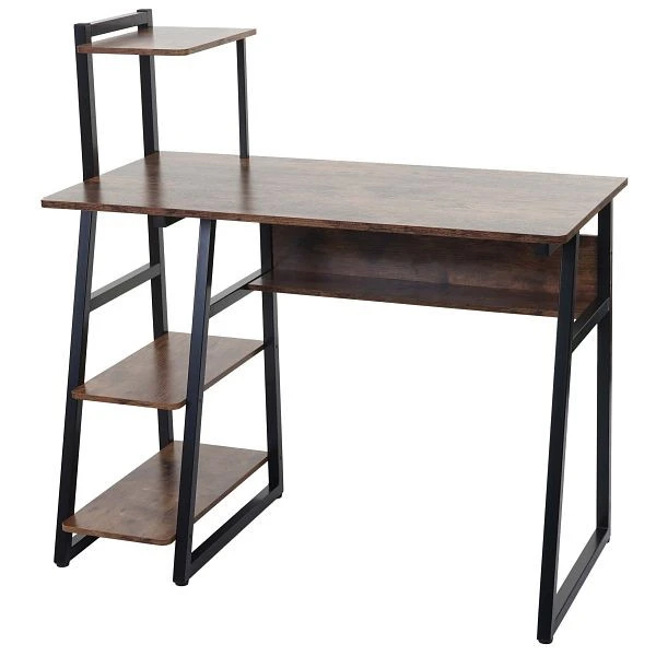 Armoire de classement Bureau Mendler avec étagère HWC-K68 table pour ordinateur léger et mobile table de bureau table de t...