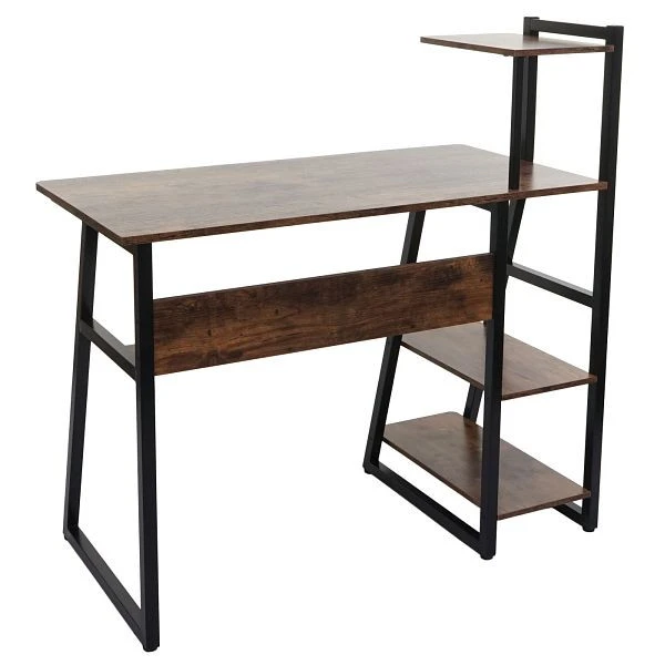 Armoire de classement Bureau Mendler avec étagère HWC-K68 table pour ordinateur léger et mobile table de bureau table de t...