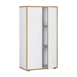 Étagère murale VCM armoire de bureau en bois classeur armoire de bureau Salia 3 compartiments largeur 60 cm portes battant...