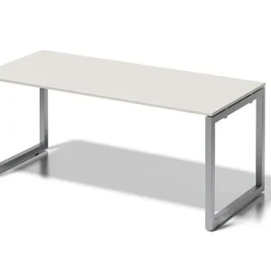 Bureau Bisley Cito structure en O hauteur fixe 730 mm H 19 x L 1800 x P 800 mm gris blanc/argent DOF1808GW355 se procurer...
