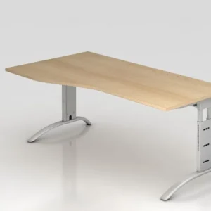 Bureau Hammerbacher pied C 180x100/80cm chêne hauteur de travail 65 - 85 cm VFS18/E/S se fournir à bas prix