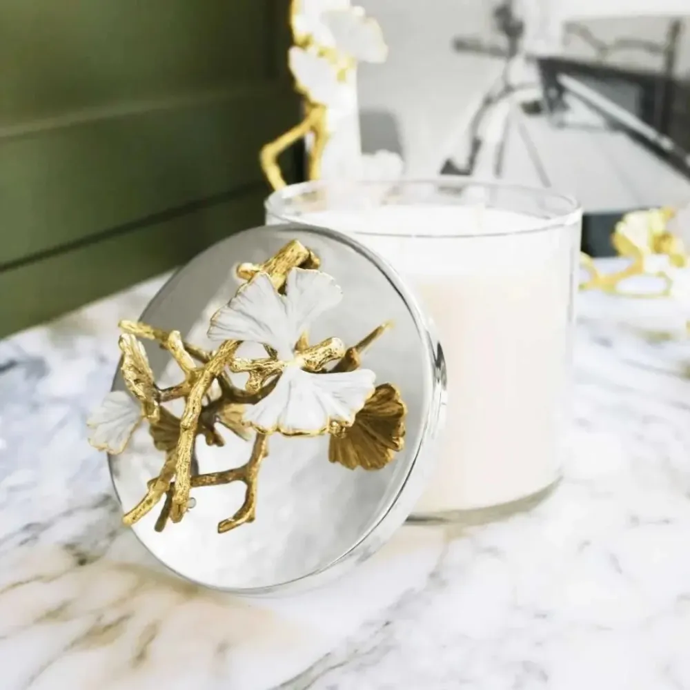 CANDACE BUTTERFLY GINKGO OR FIN CANDLE