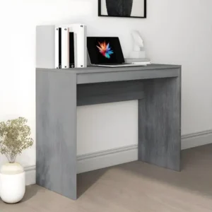 Carnet de reçus Bureau Sonoma gris 90x40x72 cm Bois d'ingénierie