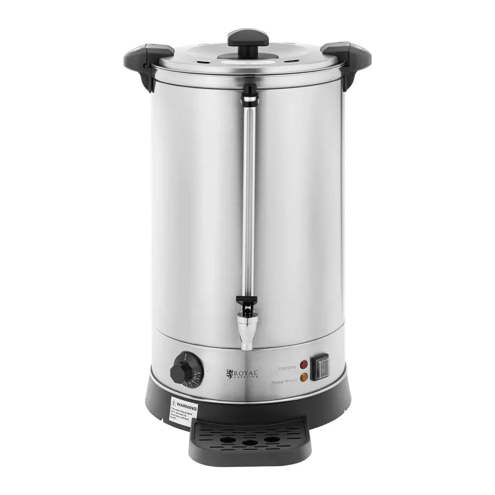 Distributeur d'eau chaude 19,7 litres 2500 watts plateau d'égouttage argent 14_0004290