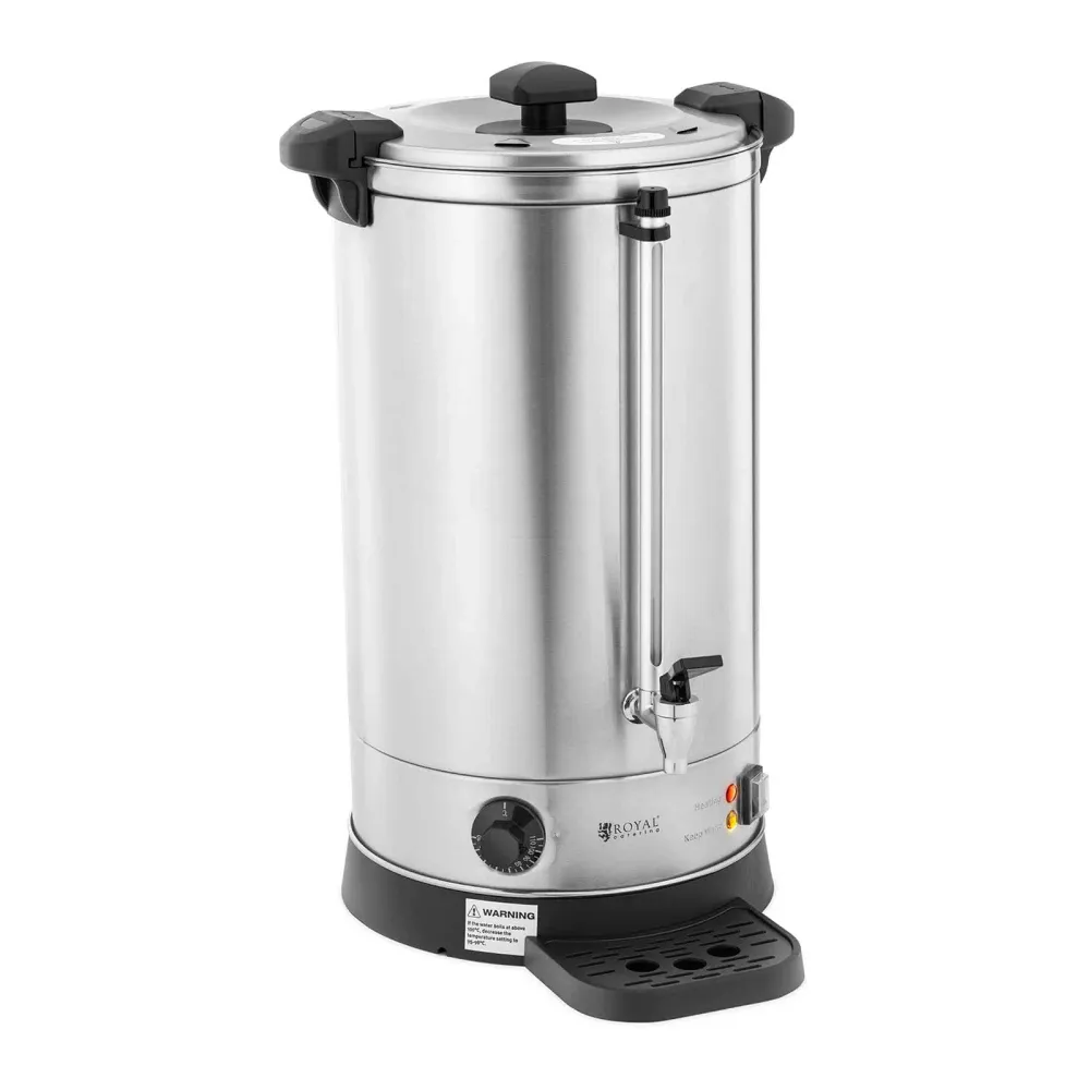Distributeur d'eau chaude 19,7 litres 2500 watts plateau d'égouttage argent 14_0004290