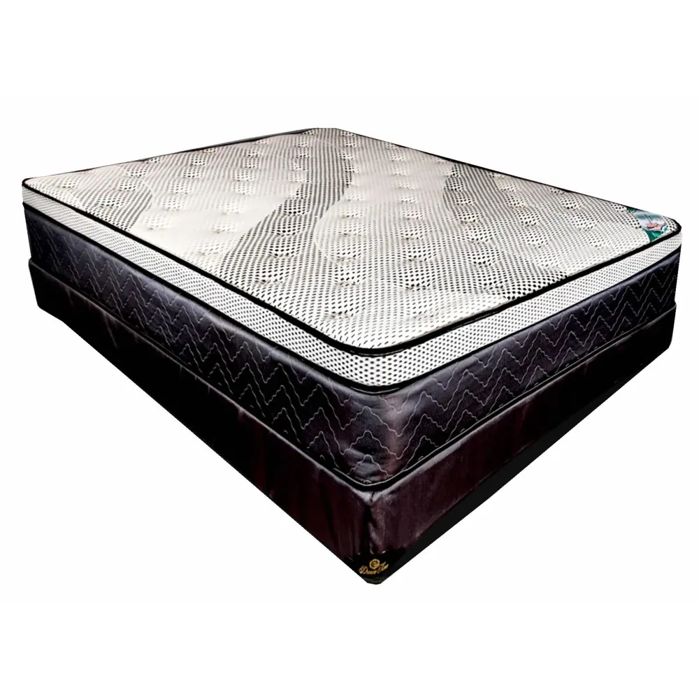 Dream Time Bedding Matelas Snow Blanc pur à Euro plateau pour lit simple