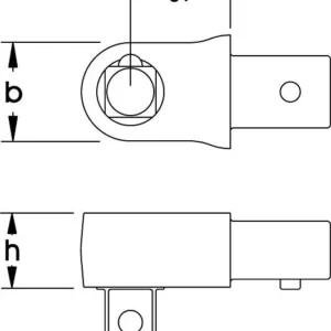 ELORA plug- square fixe sortie: 1/2 " enregistrement: 14x18 mm 2078000010000 se fournir à bas prix