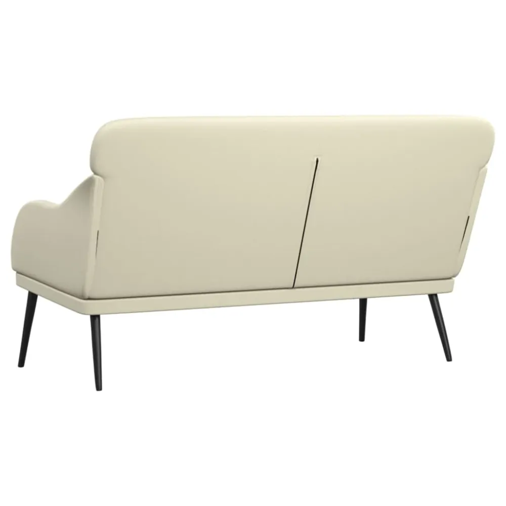 Enveloppes de paie Banc banquette 110 x 76 x 80 cm synthétique crème 02_0010490