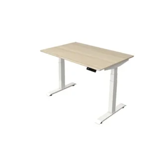 Kerkmann table debout/assise Move 4 dernier 120 x 80 cm structure blanc plateau érable 10090450 acheter à bas prix