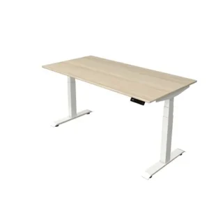Kerkmann table debout/assise Move 4 nouveau 160 x 80 cm structure blanc plateau érable 10090650 magasiner à bas prix