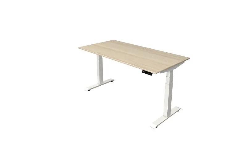 Kerkmann table debout/assise Move 4 nouveau 160 x 80 cm structure blanc plateau érable 10090650 magasiner à bas prix