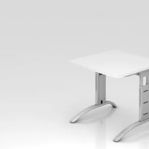 Organisateur de tickets Bureau Hammerbacher pied C 80x80cm blanc hauteur de travail 65 - 85 cm VFS08/W/S commander à bas prix