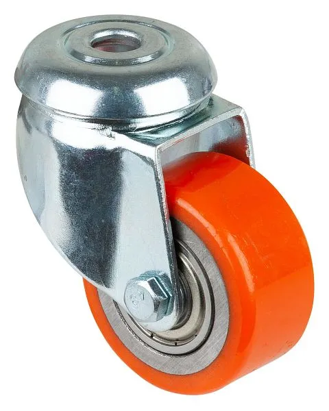 Roue compacte BS Wheels largeur de roue 25 mm Ø roue 50 mm capacité de charge 120 kg bande de roulement polyuréthane corps...