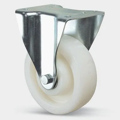 Roulette fixe TENTE-ROLLEN roue Ø 200 mm capacité de charge 600 kg hauteur de construction 250 mm D 75 Shore 3648UOP200P63...