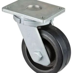 Roulette solide BS Wheels largeur de roue 75 mm Ø roue 200 mm capacité de charge 550 kg bandages élastiques noirs corps de...