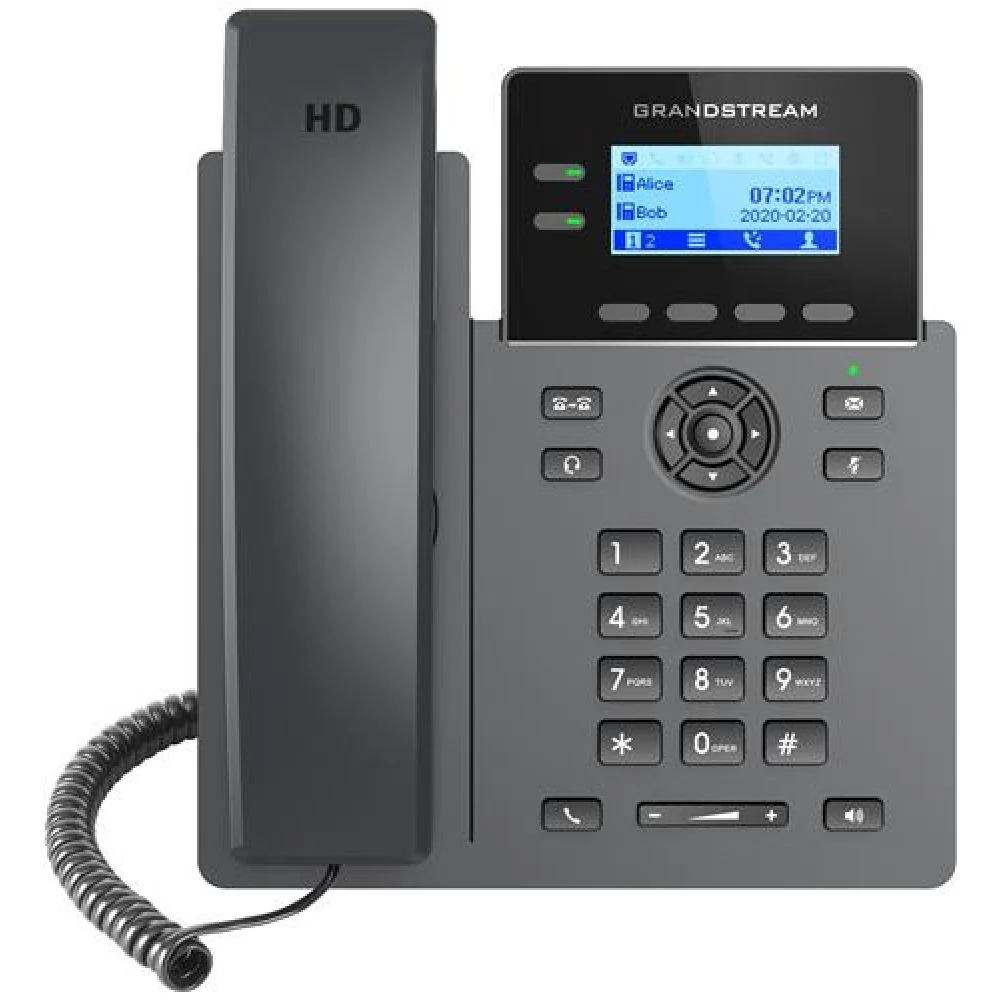 GRP2602P 2-Line 4-SIP PoE Carrier Grade IP Phone