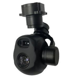 TOPOTEK – cardan de Drone à jumeau lumière SIP10L11A, caméra à Zoom optique 10x + portée Laser de 1100m, réseau IP, petit...
