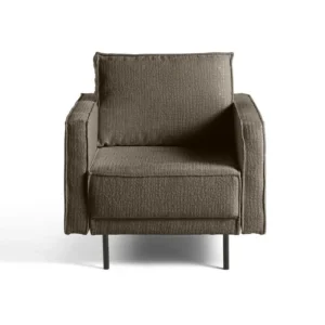 Coussin ergonomique pour Charlie - fauteuil - pieds hauts - en tissu velours relief