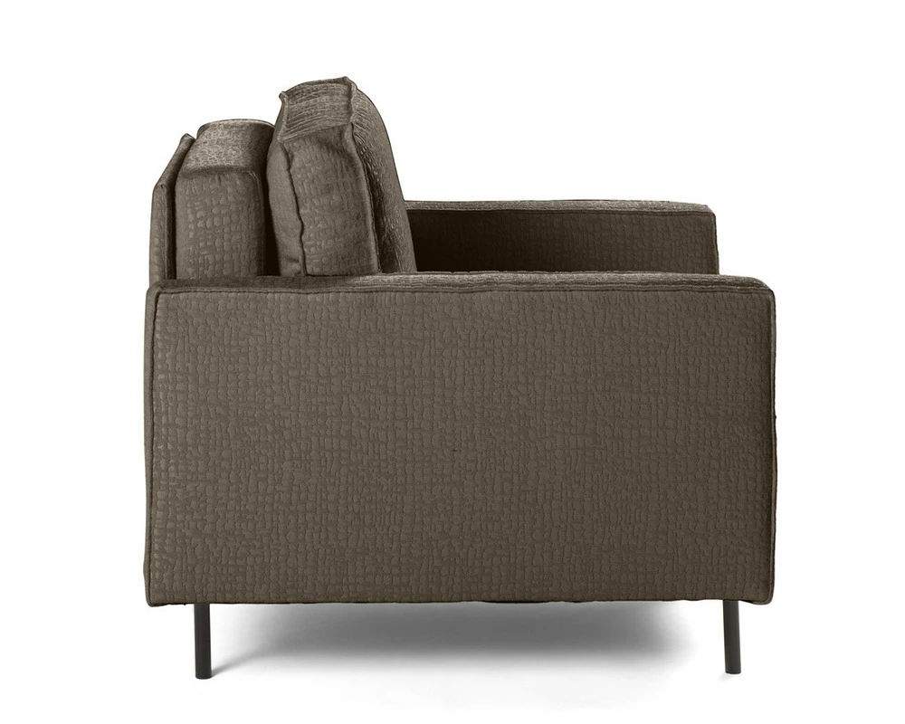 Coussin ergonomique pour Charlie - fauteuil - pieds hauts - en tissu velours relief