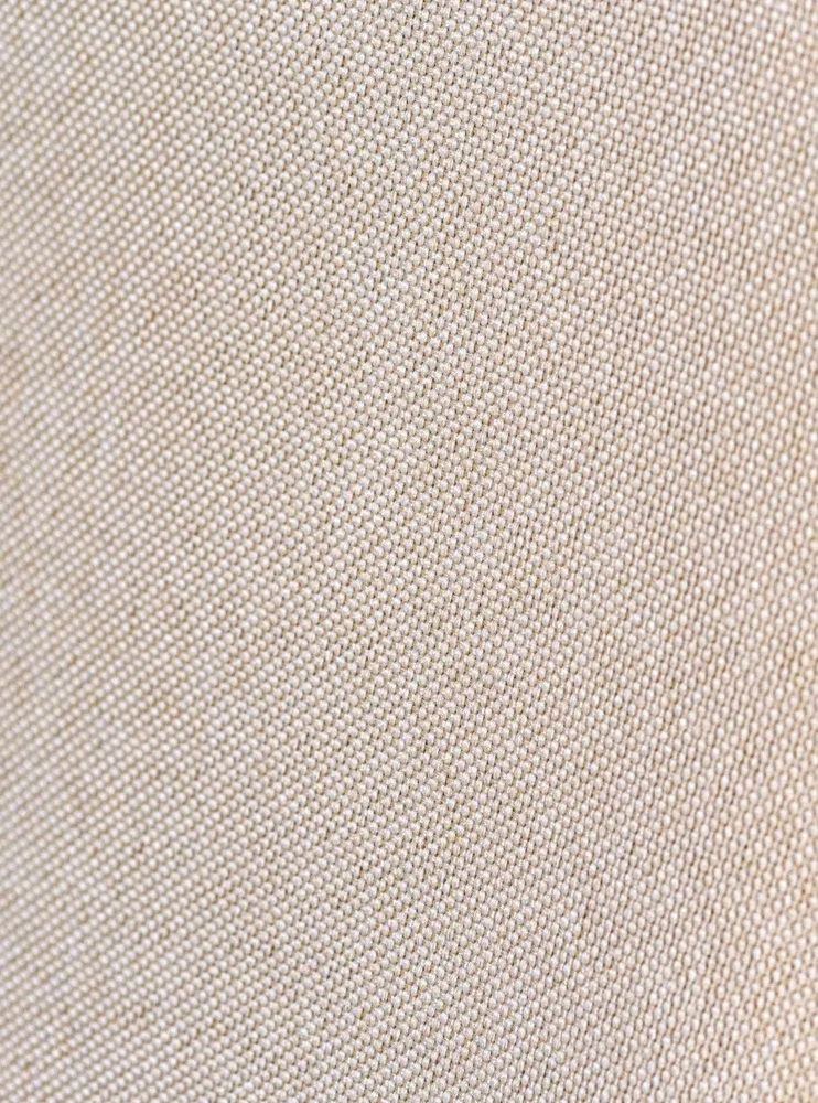 Professionnel Haute Qualité Chaise de salle à manger fauteuil de bureau sans roulette assise en tissu crème pieds en bois...