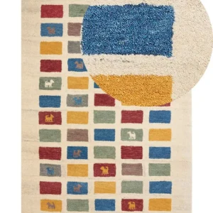 Vloerkleed gabbeh meerkleurig 140 x 200 cm MURATLI