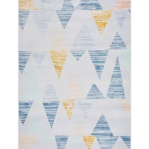 Vloerkleed tissu synthétique meerkleurig 140 x 200 cm YAYLA