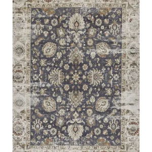 Vloerkleed tissu synthétique meerkleurig 150 x 230 cm PELITLI
