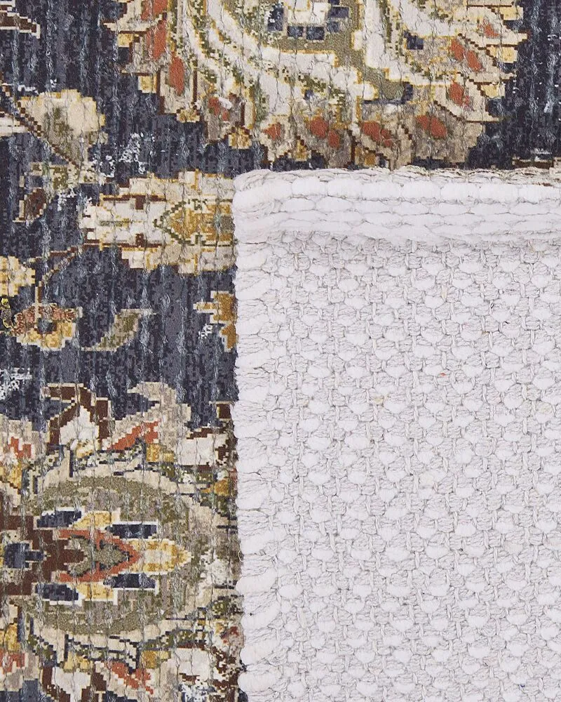 Vloerkleed tissu synthétique meerkleurig 150 x 230 cm PELITLI