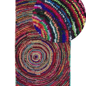 Vloerkleed tissu synthétique meerkleurig 80 x 150 cm MALATYA