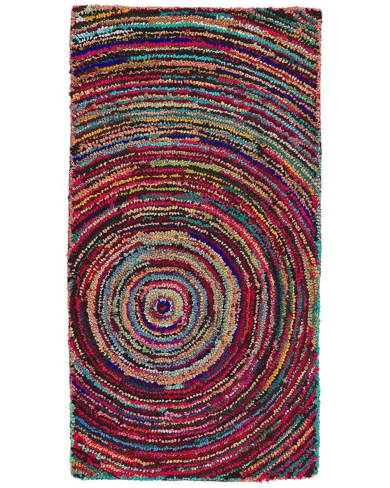 Vloerkleed tissu synthétique meerkleurig 80 x 150 cm MALATYA