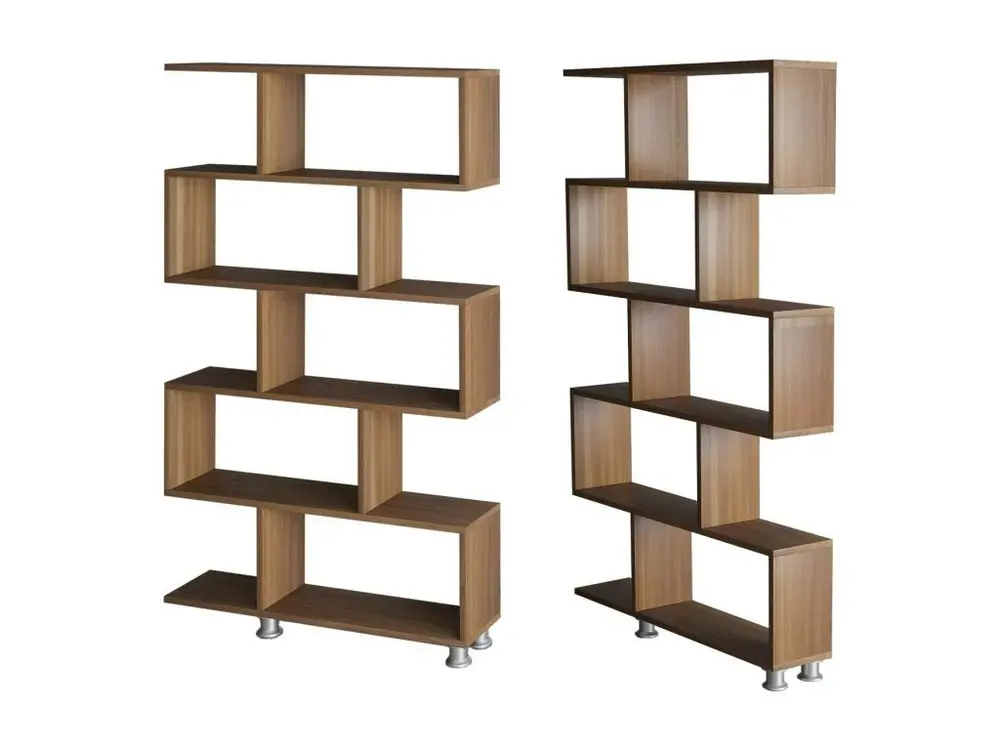 Étagère bibliothèque Tariva L90cm Bois ténébreux