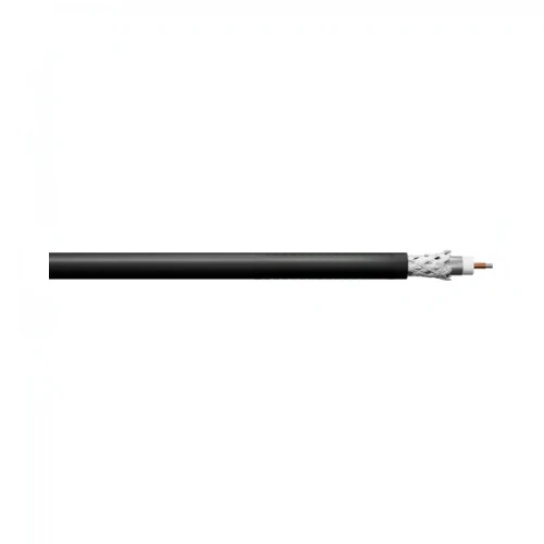 18 AWG CM RG-6 Coax 60% Shield Effet cuivre Clad Steel Cable Black 79-107-9P 1000 ft POP Box